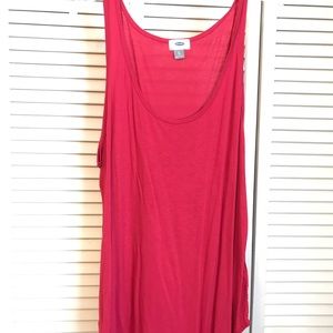 Hot pink tank top